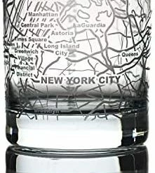 Best Pirce 🌟 Greenline Goods Whiskey Glasses - 10 Oz Tumbler For San Francisco Lovers (Single Glass) - Etched With San Francisco Map - Old Fashioned Rocks Glass San Francisco, Ca ❤️ -Goblets & Chalices Sales Store 41XVBVggk4L. AC