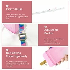 Top 10 β€οΈ GZJtutWj Popsicle Water Bottle With Strap, Creative Ice Cream Water Bottle, Cute Water Bottles With Straws, Transparent Water Jug Juice Drinking Cup Suitable For Camping Sports Shopping Kids School(Pink) π 9 Top 10 β€οΈ GZJtutWj Popsicle Water Bottle With Strap, Creative Ice Cream Water Bottle, Cute Water Bottles With Straws, Transparent Water Jug Juice Drinking Cup Suitable For Camping Sports Shopping Kids School(Pink) π -Goblets & Chalices Sales Store 41XfE4GN2iS