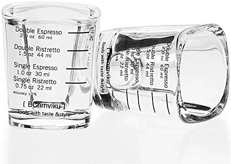 Wholesale π BCnmviku Espresso Shot Glasses Measuring Cup Liquid Heavy Glass For Baristas 2oz For Single Shot Of Ristrettos (2 Pack) 2 Pack-red π 9 Wholesale π BCnmviku Espresso Shot Glasses Measuring Cup Liquid Heavy Glass For Baristas 2oz For Single Shot Of Ristrettos (2 Pack) 2 Pack-red π - Image 7