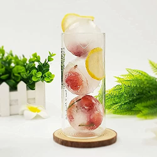 Top 10 π LORSIA Whiskey Rocks Glass , Set Of 4 ( 2 Crystal Bourbon Glasses , 2 Round Big Ice Ball Molds ) In Gift Box - 11 Oz Old Fashioned Glasses For Scotch Cocktail Rum Cognac Vodka Liquor, Unique Gifts For Men π― 6 Top 10 π LORSIA Whiskey Rocks Glass , Set Of 4 ( 2 Crystal Bourbon Glasses , 2 Round Big Ice Ball Molds ) In Gift Box - 11 Oz Old Fashioned Glasses For Scotch Cocktail Rum Cognac Vodka Liquor, Unique Gifts For Men π― - Image 4