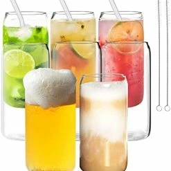 Best deal π₯° Vozoka Beer Can Glass With Bamboo Lids And Glass Straws, 4 Pack 16oz Drinking Glasses With Lids And Straws, Can Shaped Glass Cups, Iced Coffee Cup, Beer Glasses, Ideal For Water, Soda, Tea, Gift π 17 Best deal π₯° Vozoka Beer Can Glass With Bamboo Lids And Glass Straws, 4 Pack 16oz Drinking Glasses With Lids And Straws, Can Shaped Glass Cups, Iced Coffee Cup, Beer Glasses, Ideal For Water, Soda, Tea, Gift π -Goblets & Chalices Sales Store 41Zk6lbAFXL. AC