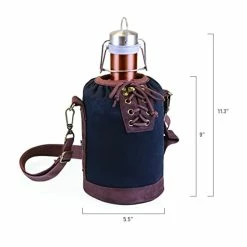 Discount β LEGACY - A Picnic Time Brand Stainless Steel Growler With Copper Finish And Black Canvas Lace Up Growler Tote, 64-Ounce π 12 Discount β LEGACY - A Picnic Time Brand Stainless Steel Growler With Copper Finish And Black Canvas Lace Up Growler Tote, 64-Ounce π -Goblets & Chalices Sales Store 41anbTw6JjL