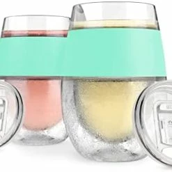 Wholesale π Host Cooling Wine Freeze Cup With Lid, Set Of 2 Plastic Double Wall Insulated Wine Tumbler Freezable Drink Vacuum Cup With Freezing Gel, Wine Glasses For Red And White Wine, Gift Essentials, Gray With Lids - Min π 22 Wholesale π Host Cooling Wine Freeze Cup With Lid, Set Of 2 Plastic Double Wall Insulated Wine Tumbler Freezable Drink Vacuum Cup With Freezing Gel, Wine Glasses For Red And White Wine, Gift Essentials, Gray With Lids - Min π -Goblets & Chalices Sales Store 41dmDX08mvL. AC