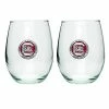 Cheapest 🌟 Heritage Pewter South Carolina Gamecocks Stemless Glass Goblets – Set Of 2 | 15 OZ Goblet Wine Glasses | Expertly Crafted Pewter Glass 😀 -Goblets & Chalices Sales Store 41fOeyZoA9S