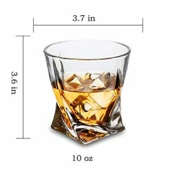Brand new π― KANARS Whiskey Glasses Set Of 4, 10 Oz Twisted Old Fashioned Lowball Bar Tumblers In Gift Box, Crystal Rocks Glass For Bourbon Scotch Cocktail Whisky Vodka, Rock Barware For Men Dad Gift π 14 Brand new π― KANARS Whiskey Glasses Set Of 4, 10 Oz Twisted Old Fashioned Lowball Bar Tumblers In Gift Box, Crystal Rocks Glass For Bourbon Scotch Cocktail Whisky Vodka, Rock Barware For Men Dad Gift π -Goblets & Chalices Sales Store 41gXoUM154L
