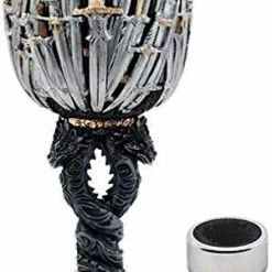 Best Pirce 🤩 LitLife Medieval GOT Swords Chalice Goblet D&D Game Dragon Gifts Iron Throne Chalice Cup Merchandise Drinking Vessel With Wine Drip Ring Dragongoblet-1 💯 -Goblets & Chalices Sales Store 41iAgR6tKRL. AC