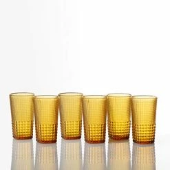 Promo 👏 Fortessa Malcolm Iced Beverage Coctail Glass, 15-Ounce, Amb ✨ -Goblets & Chalices Sales Store 41ituOQxAsL