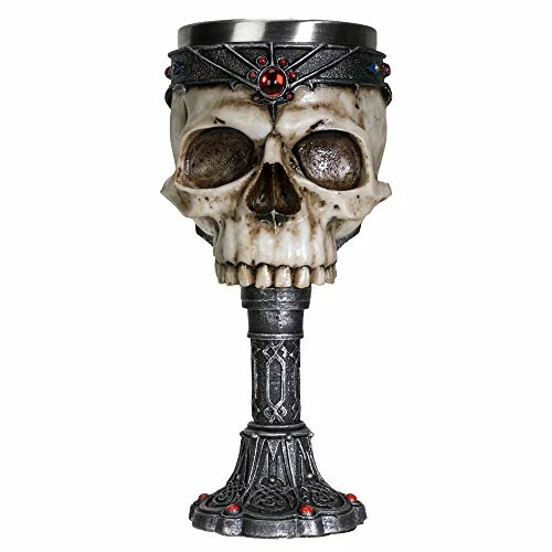 Top 10 β¨ SUMMIT COLLECTION Crowned Gothic Ossuary Skull Wine Goblet Removable Stainless Steel Insert Stemware Sacrificial Ceremonial Skull Wine Chalice Goblet 7 Fl Oz Drinkware π¦ Halloween Decor π 3 Top 10 β¨ SUMMIT COLLECTION Crowned Gothic Ossuary Skull Wine Goblet Removable Stainless Steel Insert Stemware Sacrificial Ceremonial Skull Wine Chalice Goblet 7 Fl Oz Drinkware π¦ Halloween Decor π