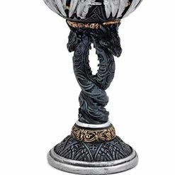 Best Pirce 🤩 LitLife Medieval GOT Swords Chalice Goblet D&D Game Dragon Gifts Iron Throne Chalice Cup Merchandise Drinking Vessel With Wine Drip Ring Dragongoblet-1 💯 -Goblets & Chalices Sales Store 41l5qB0xg5L