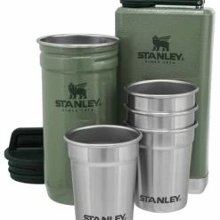 Top 10 🔥 Stanley Adventure Pre-Party Shot Glass + Flask Set 🔨 Hammertone Gr 👍