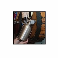 Coupon 🎉 Thirsty Rhino Remba, 64 Oz Stainless Steel Beer Growler Jug, Brushed Silver (Set Of 1) 😍 -Goblets & Chalices Sales Store 41lnI9yTfHL
