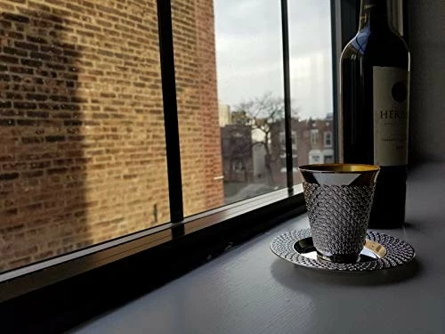 Promo π₯ Exquisite 5.5 Oz Disposable Plastic Kiddush Cup And Tatz Silver Cup And Saucer Set For Passover, Shabbat, Wedding, Brit And Year Round -10 Count - 5 S π₯° 4 Promo π₯ Exquisite 5.5 Oz Disposable Plastic Kiddush Cup And Tatz Silver Cup And Saucer Set For Passover, Shabbat, Wedding, Brit And Year Round -10 Count - 5 S π₯° - Image 2