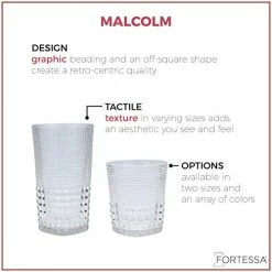 Promo 👏 Fortessa Malcolm Iced Beverage Coctail Glass, 15-Ounce, Amb ✨ -Goblets & Chalices Sales Store 41q9NxMvbwL