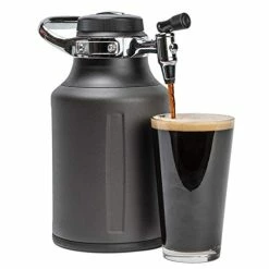 Best reviews of 🤩 GrowlerWerks UKeg Go Carbonated Growler, 64oz, Tungsten, 10 CO2 Charg 😍 -Goblets & Chalices Sales Store 41rdZeL08zL