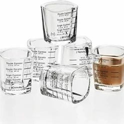 Wholesale π BCnmviku Espresso Shot Glasses Measuring Cup Liquid Heavy Glass For Baristas 2oz For Single Shot Of Ristrettos (2 Pack) 2 Pack-red π 21 Wholesale π BCnmviku Espresso Shot Glasses Measuring Cup Liquid Heavy Glass For Baristas 2oz For Single Shot Of Ristrettos (2 Pack) 2 Pack-red π -Goblets & Chalices Sales Store 41snjKA3HeL. AC