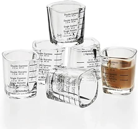 Wholesale π BCnmviku Espresso Shot Glasses Measuring Cup Liquid Heavy Glass For Baristas 2oz For Single Shot Of Ristrettos (2 Pack) 2 Pack-red π 12 Wholesale π BCnmviku Espresso Shot Glasses Measuring Cup Liquid Heavy Glass For Baristas 2oz For Single Shot Of Ristrettos (2 Pack) 2 Pack-red π - Image 10