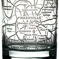 Best Pirce 🌟 Greenline Goods Whiskey Glasses - 10 Oz Tumbler For San Francisco Lovers (Single Glass) - Etched With San Francisco Map - Old Fashioned Rocks Glass San Francisco, Ca ❤️ -Goblets & Chalices Sales Store 41tLoALW4TL. AC