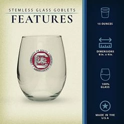 Cheapest π Heritage Pewter South Carolina Gamecocks Stemless Glass Goblets β Set Of 2 | 15 OZ Goblet Wine Glasses | Expertly Crafted Pewter Glass π 19 Cheapest π Heritage Pewter South Carolina Gamecocks Stemless Glass Goblets β Set Of 2 | 15 OZ Goblet Wine Glasses | Expertly Crafted Pewter Glass π -Goblets & Chalices Sales Store 41uAlfHoJEL