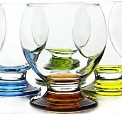 Cheapest π₯ Red Co. Set Of 6 Orion Colored Footed Drinking Glass, Small Size 3.75"H, 6.75 Ounc π 9 Cheapest π₯ Red Co. Set Of 6 Orion Colored Footed Drinking Glass, Small Size 3.75"H, 6.75 Ounc π -Goblets & Chalices Sales Store 41uaoKFrRL. AC