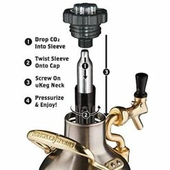 Best reviews of 🔔 GrowlerWerks UKeg Go Tungsten - 10 CO2 Chargers - 25 Cleaning Tablet 🤩 -Goblets & Chalices Sales Store 41ujHk390YL