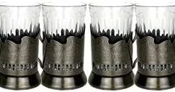 Coupon 𧨠Neman 7 Oz Crystal Granyoniy Tea Glass With Podstakannik, Hot/Cold Beverage Glass With Metal Holder (2), 4 PCs β 9 Coupon 𧨠Neman 7 Oz Crystal Granyoniy Tea Glass With Podstakannik, Hot/Cold Beverage Glass With Metal Holder (2), 4 PCs β -Goblets & Chalices Sales Store 41vjFIbwvbL. AC