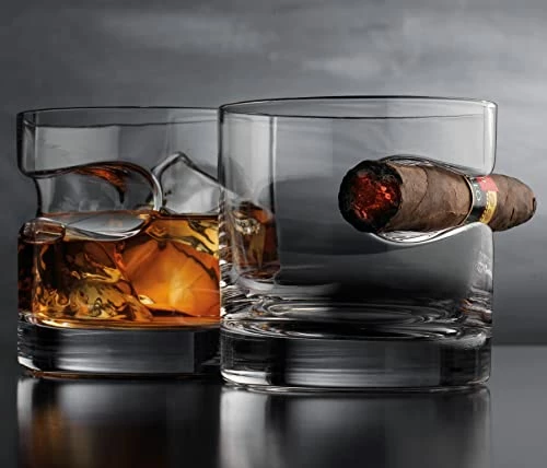 Deals β¨ Godinger Gifts For Men, Cigar Whiskey Glass, Old Fashioned Whiskey Glasses With Indented Cigar Rest π 6 Deals β¨ Godinger Gifts For Men, Cigar Whiskey Glass, Old Fashioned Whiskey Glasses With Indented Cigar Rest π - Image 4