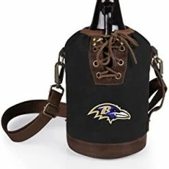 Cheap ✨ PICNIC TIME NFL Canvas Lace-up Growler Tote With 64 Oz Amber Glass Growler 💯 -Goblets & Chalices Sales Store 41wyFRZ4VFL. AC