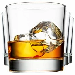 Wholesale 😍 Godinger Old Fashioned Whiskey Glasses, Italian Made Drinking Glasses, Glass Cups, Whiskey Gifts - Set Of 4 👏