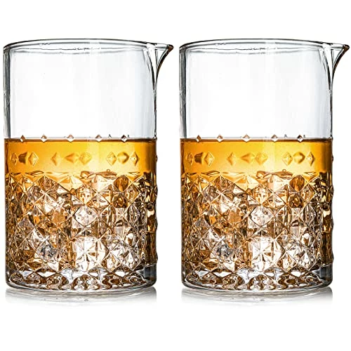 Best deal π SOUJOY 2 Pack Cocktail Mixing Glass, 25oz Crystal Martini Stirring Glass, Bar Mixing Pitcher With Weighted Bottom For Bartenders π 3 Best deal π SOUJOY 2 Pack Cocktail Mixing Glass, 25oz Crystal Martini Stirring Glass, Bar Mixing Pitcher With Weighted Bottom For Bartenders π