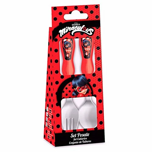 Budget π₯° Miraculous Gabbiano Fork & Spoon Set β€οΈ 3 Budget π₯° Miraculous Gabbiano Fork & Spoon Set β€οΈ