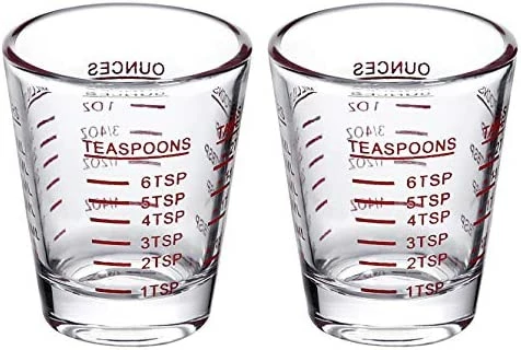 Wholesale π BCnmviku Espresso Shot Glasses Measuring Cup Liquid Heavy Glass For Baristas 2oz For Single Shot Of Ristrettos (2 Pack) 2 Pack-red π 6 Wholesale π BCnmviku Espresso Shot Glasses Measuring Cup Liquid Heavy Glass For Baristas 2oz For Single Shot Of Ristrettos (2 Pack) 2 Pack-red π - Image 4