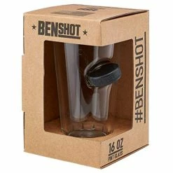 Discount 🔥 BenShot Glasses With Hockey Puck Embedded (16oz Pint, 11oz Rocks, 15oz Wine) 🤩 -Goblets & Chalices Sales Store 517VtfGWMcL