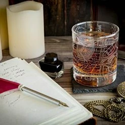 Discount 🛒 Greenline Goods Whiskey Glasses - 10 Oz Tumbler Gift Set For Philadelphia Lovers, Etched With Philadelphia Map | Old Fashioned Rocks Glass - Set Of 2 🧨 -Goblets & Chalices Sales Store 518q0EALr5L