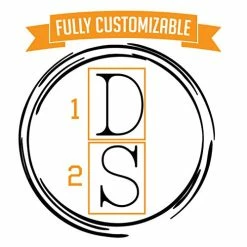 Outlet 👍 Spotted 🐶 Dog Company Personalized Etched 64oz Amber Glass Beer Growler, DS Monogr 🥰