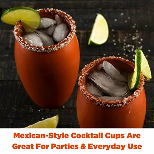 Best reviews of π CANTAREY 12oz Cantaritos De Barro - Set Of 6 Cocktail Glasses For Tequila, Margaritas, Mojitos And More - Taco Tuesday Cocktail Cups - Mexican Fiesta Jarritos De Barro Mexicanos βοΈ 5 Best reviews of π CANTAREY 12oz Cantaritos De Barro - Set Of 6 Cocktail Glasses For Tequila, Margaritas, Mojitos And More - Taco Tuesday Cocktail Cups - Mexican Fiesta Jarritos De Barro Mexicanos βοΈ - Image 3