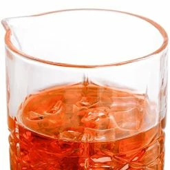 Best Pirce 🤩 Coloch 2 Pack Crystal Cocktail Mixing Glasses, 22 Oz Vintage Bar Mixing Pitcher Weighted Bottom Seamless Cocktail Stirring Glasses For Whiskey, Martini, Dishwasher Safe ⌛ -Goblets & Chalices Sales Store 51FmHIPZ4GL