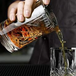 Hot Sale β LIGHTEN LIFE Cocktail Mixing Glass Set,Hand Blown Seamless Bar Mixing Glass Set-19 Oz Crystal Mixing Glass,Spoon,Jigger,Strainer And Muddle,5pcs Cocktail Mixing Glass Kits For Amateurs And Bartenders π 15 Hot Sale β LIGHTEN LIFE Cocktail Mixing Glass Set,Hand Blown Seamless Bar Mixing Glass Set-19 Oz Crystal Mixing Glass,Spoon,Jigger,Strainer And Muddle,5pcs Cocktail Mixing Glass Kits For Amateurs And Bartenders π -Goblets & Chalices Sales Store 51GAmkNDbgL