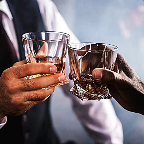 Top 10 π LORSIA Whiskey Rocks Glass , Set Of 4 ( 2 Crystal Bourbon Glasses , 2 Round Big Ice Ball Molds ) In Gift Box - 11 Oz Old Fashioned Glasses For Scotch Cocktail Rum Cognac Vodka Liquor, Unique Gifts For Men π― 5 Top 10 π LORSIA Whiskey Rocks Glass , Set Of 4 ( 2 Crystal Bourbon Glasses , 2 Round Big Ice Ball Molds ) In Gift Box - 11 Oz Old Fashioned Glasses For Scotch Cocktail Rum Cognac Vodka Liquor, Unique Gifts For Men π― - Image 3
