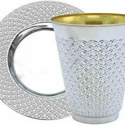 Promo π₯ Exquisite 5.5 Oz Disposable Plastic Kiddush Cup And Tatz Silver Cup And Saucer Set For Passover, Shabbat, Wedding, Brit And Year Round -10 Count - 5 S π₯° 19 Promo π₯ Exquisite 5.5 Oz Disposable Plastic Kiddush Cup And Tatz Silver Cup And Saucer Set For Passover, Shabbat, Wedding, Brit And Year Round -10 Count - 5 S π₯° -Goblets & Chalices Sales Store 51HVtrIgBCL. AC 1