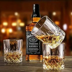 Brand new 🔔 OPAYLY Whiskey Glasses Set Of 4, Rocks Glasses, 10 Oz Old Fashioned Tumblers For Drinking Scotch Bourbon Whisky Cocktail Cognac Vodka Gin Tequila Rum Liquor Rye Gift For Men 👩 Women At Home Bar 🎁 -Goblets & Chalices Sales Store 51ItUUejt7L