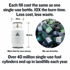 Best Sale 🔥 Ignik Refillable Gas Growler X 10-Pound Propane Tank With Carry Case And Adapter Hose ✨ -Goblets & Chalices Sales Store 51MYj63dOHL