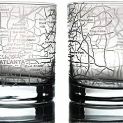 Discount 🛒 Greenline Goods Whiskey Glasses - 10 Oz Tumbler Gift Set For Philadelphia Lovers, Etched With Philadelphia Map | Old Fashioned Rocks Glass - Set Of 2 🧨 -Goblets & Chalices Sales Store 51MhiCYEmL. AC