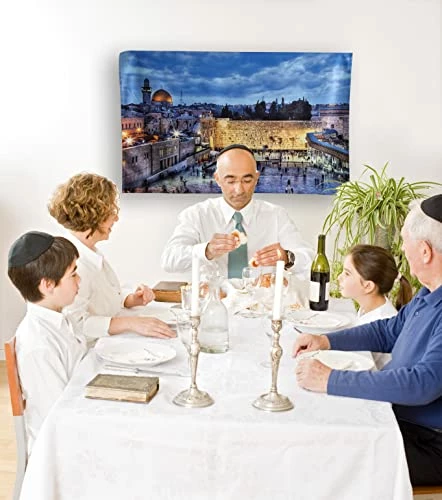 Brand new π CREATIVITY Shabbat TV Cover - Jerusalem - Soft Polyester Fabric High Definition Printing (65 Inch, Jerusalem The Kotel) βοΈ 3 Brand new π CREATIVITY Shabbat TV Cover - Jerusalem - Soft Polyester Fabric High Definition Printing (65 Inch, Jerusalem The Kotel) βοΈ