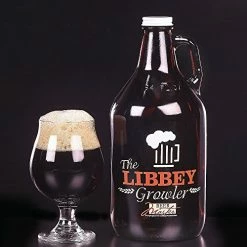 Promo ✨ Libbey 70217 Amber Glass 64 Ounce Beer Growler - 6 / CS 👏 -Goblets & Chalices Sales Store 51THnEZicqL