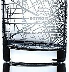 Best Pirce 🌟 Greenline Goods Whiskey Glasses - 10 Oz Tumbler For San Francisco Lovers (Single Glass) - Etched With San Francisco Map - Old Fashioned Rocks Glass San Francisco, Ca ❤️ -Goblets & Chalices Sales Store 51UDv38o3SL. AC