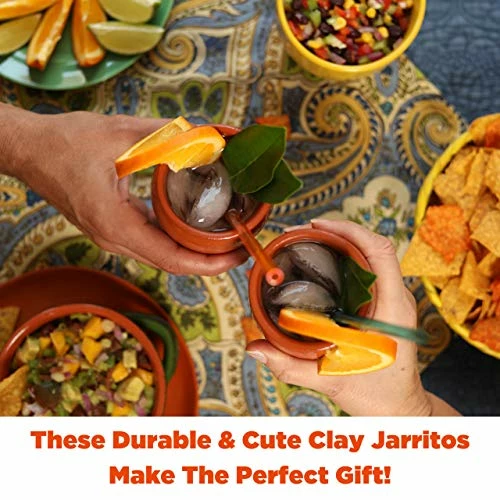 Best reviews of π CANTAREY 12oz Cantaritos De Barro - Set Of 6 Cocktail Glasses For Tequila, Margaritas, Mojitos And More - Taco Tuesday Cocktail Cups - Mexican Fiesta Jarritos De Barro Mexicanos βοΈ 6 Best reviews of π CANTAREY 12oz Cantaritos De Barro - Set Of 6 Cocktail Glasses For Tequila, Margaritas, Mojitos And More - Taco Tuesday Cocktail Cups - Mexican Fiesta Jarritos De Barro Mexicanos βοΈ - Image 4