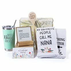 Best Sale 🎁 UNNESALT Gifts For Nana - 🥳 Birthday Gifts For Nana, Grandmother - 🎄 Christmas Gifts For Nana From Grandchildren, Grandkids, Granddaughter, Grandson - New Nana Gifts, 👩 Mothers Day Gifts For Nana ⌛