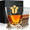 Flash Sale ❤️ KITNATS Old Fashioned Whiskey Glasses 10 OZ Rocks Glasses Set Of 4, Gift Box - Barware For Bourbon, Scotch, Rum Glasses, Whisky Cocktail Drinks For Men 👩 Women 🥰 -Goblets & Chalices Sales Store 51YmrJeyj1L