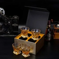 Brand new π― KANARS Whiskey Glasses Set Of 4, 10 Oz Twisted Old Fashioned Lowball Bar Tumblers In Gift Box, Crystal Rocks Glass For Bourbon Scotch Cocktail Whisky Vodka, Rock Barware For Men Dad Gift π 18 Brand new π― KANARS Whiskey Glasses Set Of 4, 10 Oz Twisted Old Fashioned Lowball Bar Tumblers In Gift Box, Crystal Rocks Glass For Bourbon Scotch Cocktail Whisky Vodka, Rock Barware For Men Dad Gift π -Goblets & Chalices Sales Store 51ZOkfkePGL