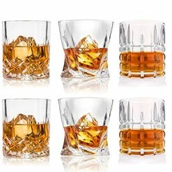 Best reviews of 🔔 DeeCoo Whiskey Glasses-Premium 10, 11 OZ Scotch Glasses Set Of 6 /Old Fashioned Whiskey Glasses/Style Glassware For Bourbon/Rum Glasses/Bar Tumbler Whiskey Glasses(Mixed) 🔥